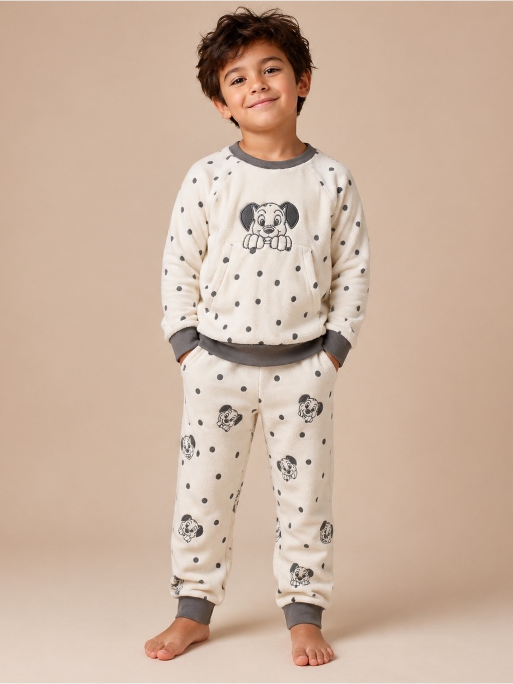 Disney Puppy Fleece Lounge Set Toddler 4T Cozy Pajamas Matching Set